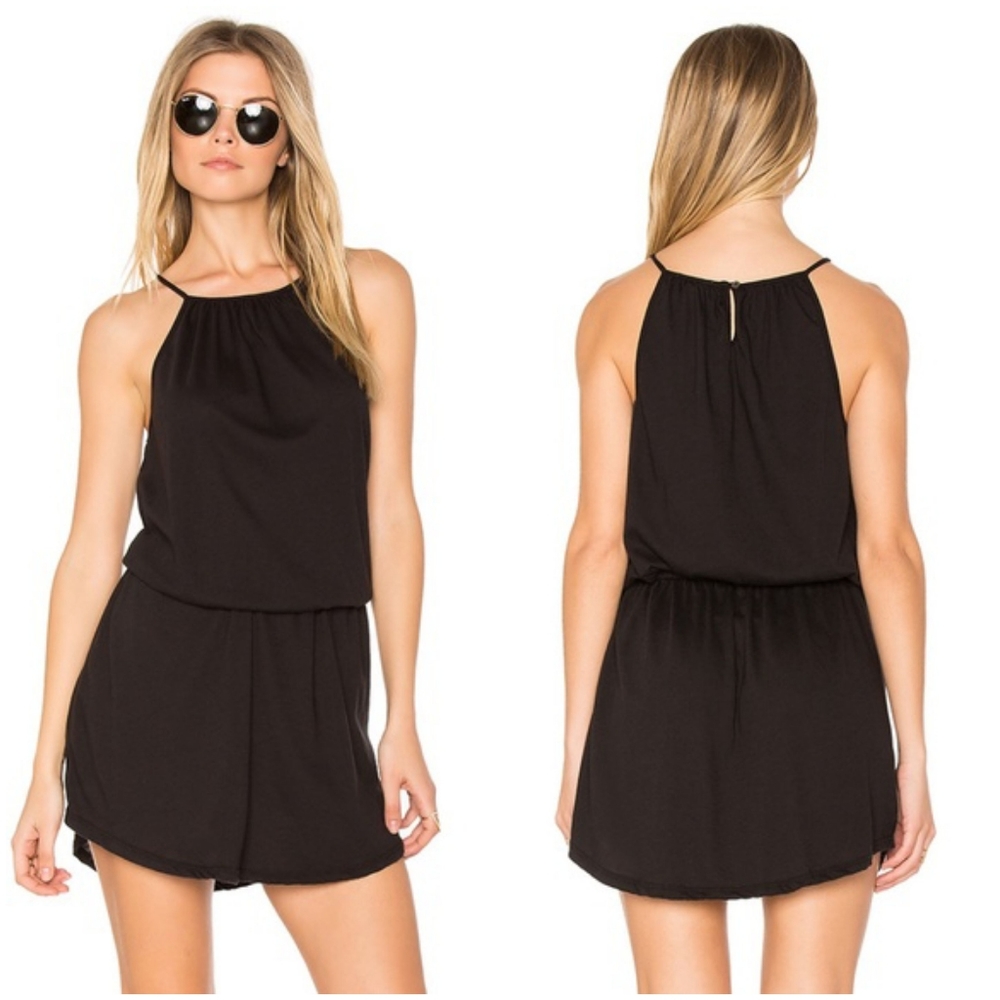 Soft Joie Black Farica Mini Tank Dress XS
